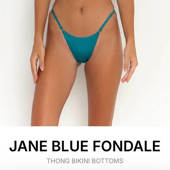 NWT- Sommer Swim Blue Fondale Bikini Set - Picture 2 of 8
